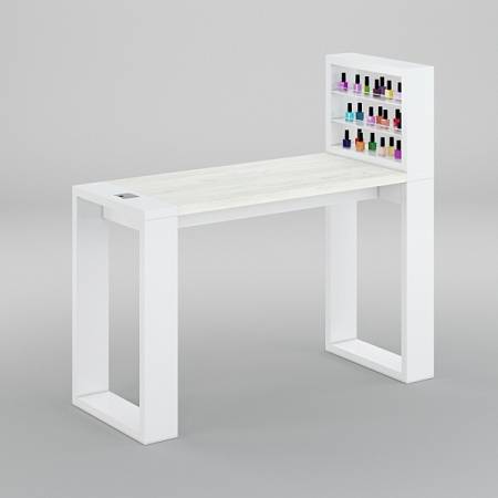 Одноместный маникюрный стол MATRIX с подставкой