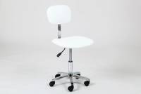 Стул мастера со спинкой Сеньор плюс, хром