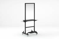 Зеркало MODUS с двумя фенодержателями и подножками