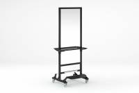 Зеркало MODUS с двумя подножками и блоком розеток