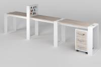 Трёхместный маникюрный стол MATRIX