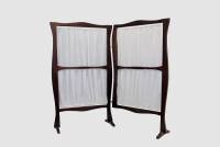 Ширма из бука двухсекционная Декор